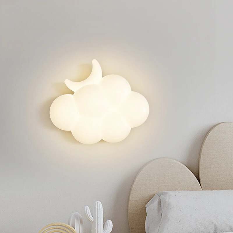 Skorter | WhiteCloud - Modern LED Wall Lamp for Children's Room and Bedroom