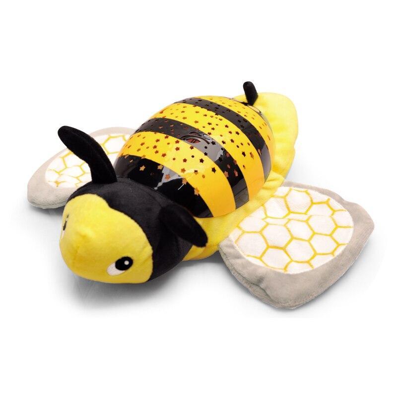 Skorter | Sleep LED Lighting Stuffed Animal Led Night Lamp Plush Toys With Music & Stars Projector Light