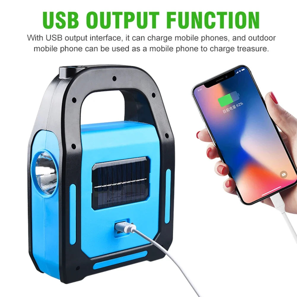 Skorter | Rechargeable USB Camping Lamp with Powerbank - SolarGlow