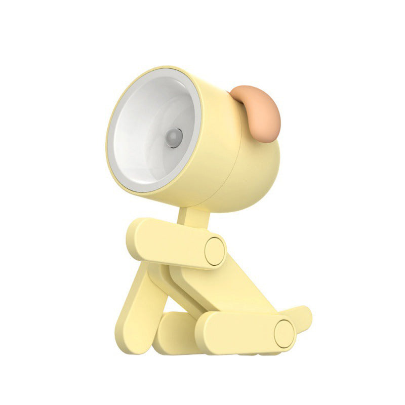 skorter | Mini LED Cute Cartoon Animals Puppies Deer Night Light, Adjustable Small Phone Holder Desk Lamp