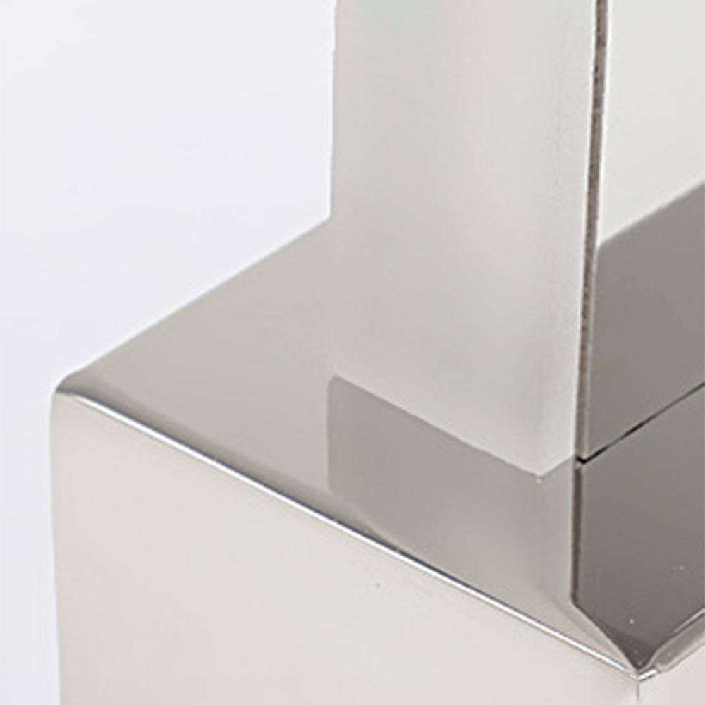 Skorter | Leigh Rectangular Mirror Front LED Wall Lamp - Bedroom Metal/Acrylic