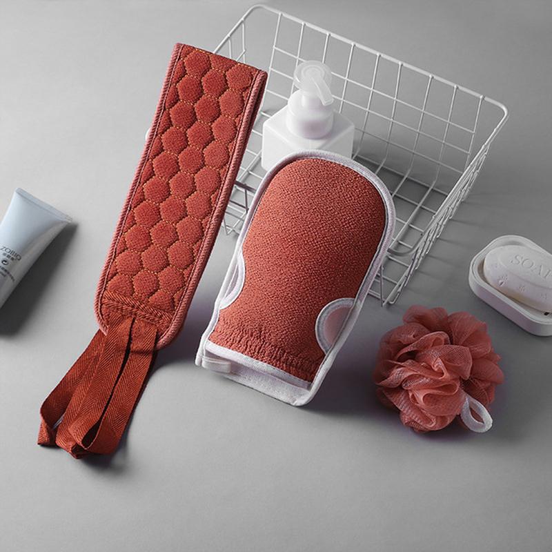 skorter | 3 piece/set Splish Splash Scrubber shower gloves and bath ball
