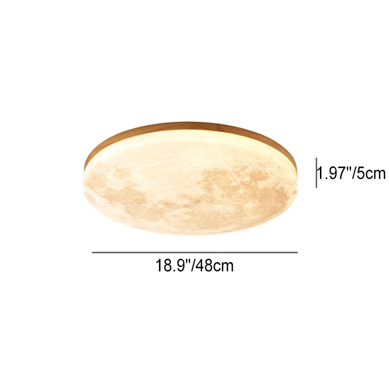 Skorter | Nordic Minimalist Moon Acrylic LED Ceiling Light