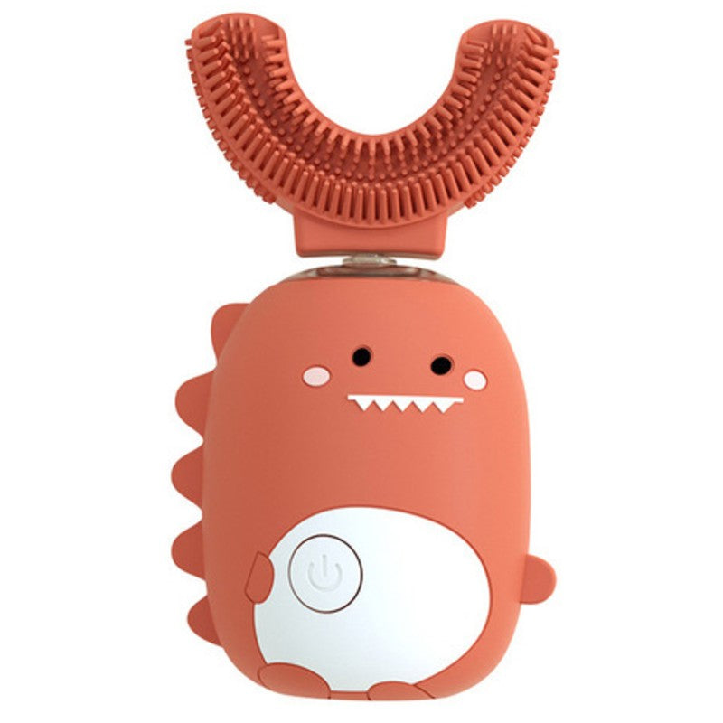 Skorter | Children's U-Shape 360° Electric Ultrasonic Toothbrush, with Light Therapy, Rechargeable & Waterproof Design, for 3-9 Years Kids
