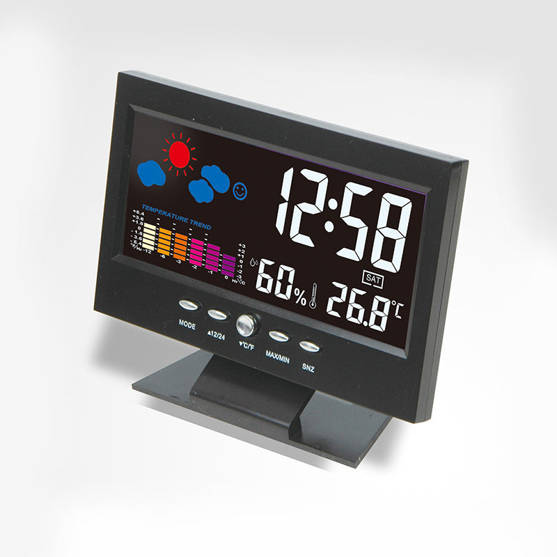 Skorter | LED Alarm Clock with Temperature and Humidity Monitoring