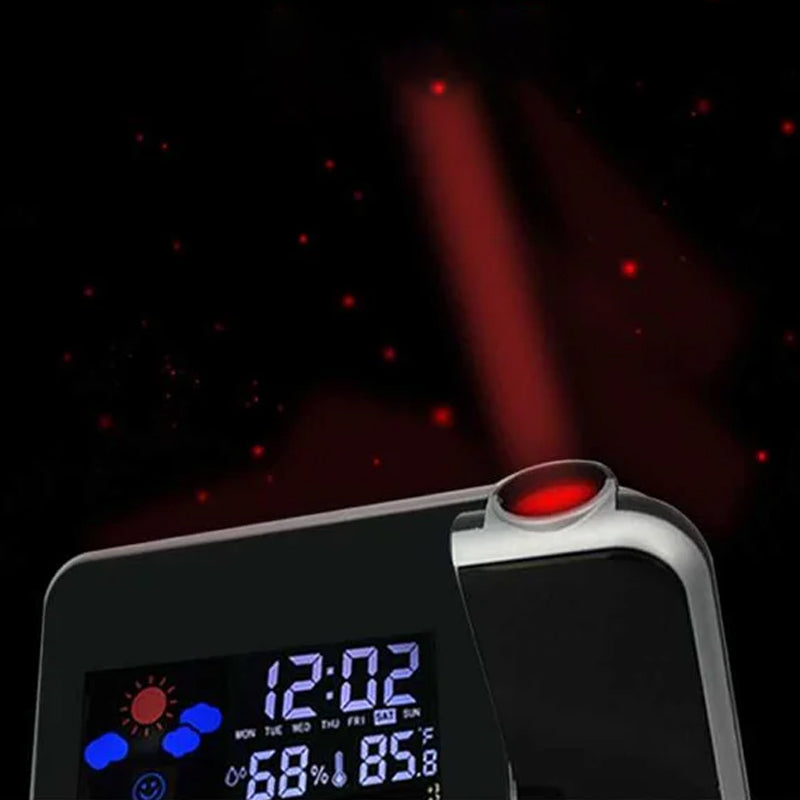skorter | Rotating Projection Color Screen Temperature Electronic Clock