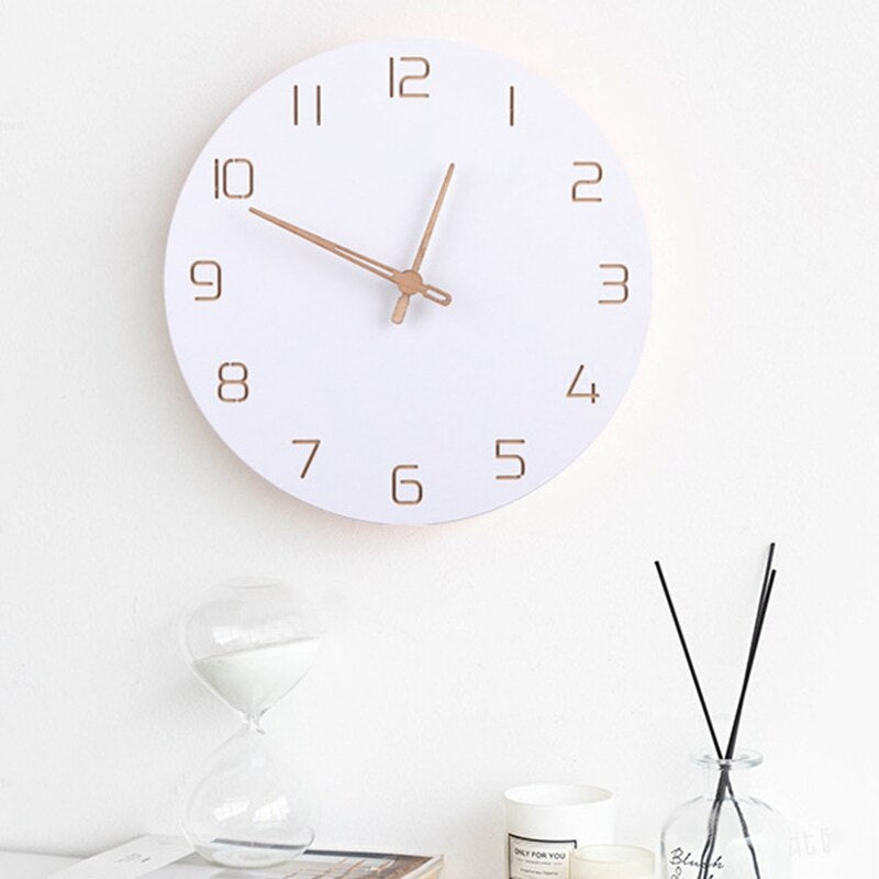 Skorter | Nordic 3D-Wood Wall Clock