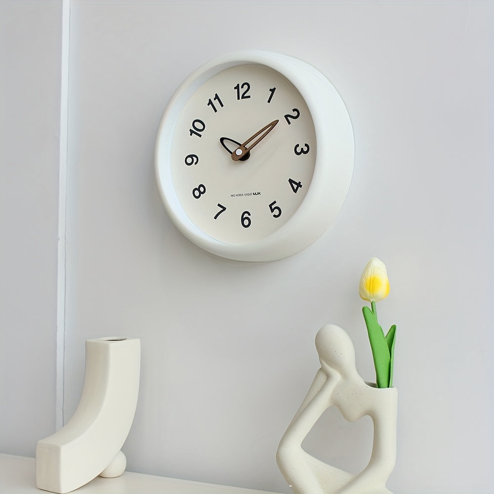 Skorter | SilenceTime - Silent 10-Inch Wall Clock for Bedroom and Living Room