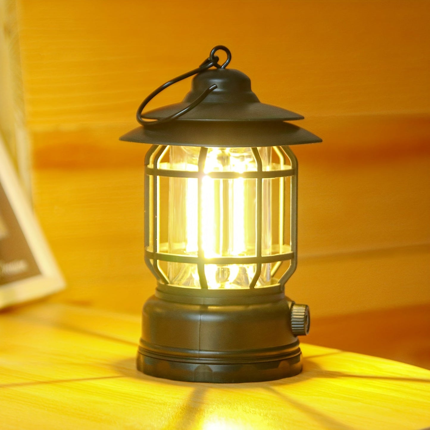 Skorter | RetroLight - Dimmable Outdoor Camping Lantern with USB, Rechargeable LED Lighting