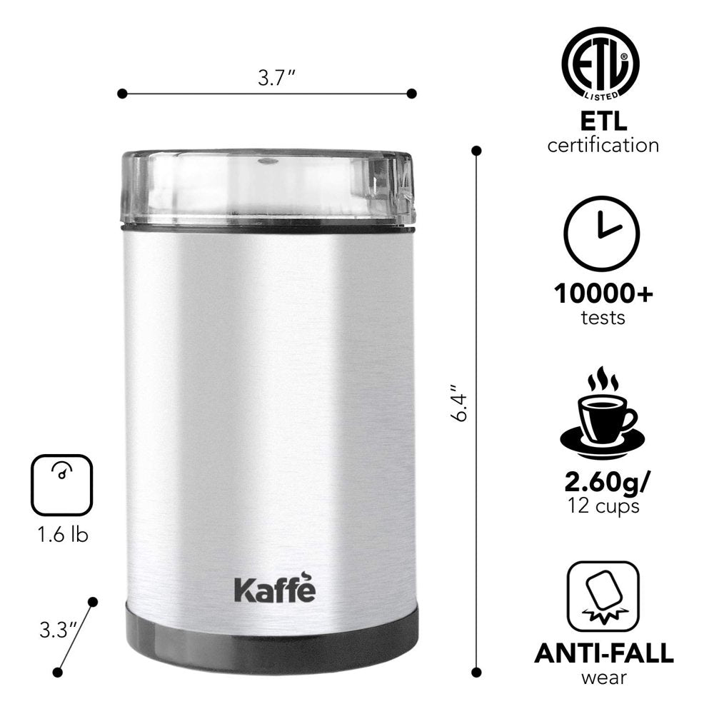 Skorter | 14Cup Electric Coffee Grinder, Stainless Steel