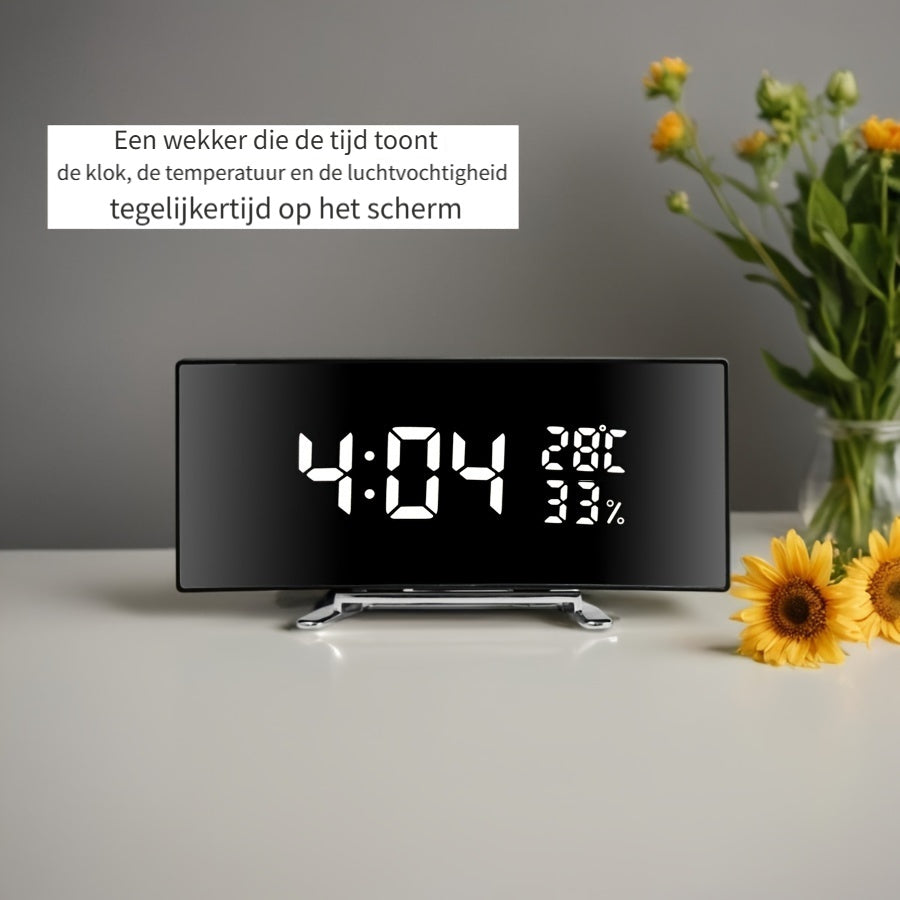 Skorter | SmartClock - Multifunctional LED Alarm Clock with Temperature Display and USB Power