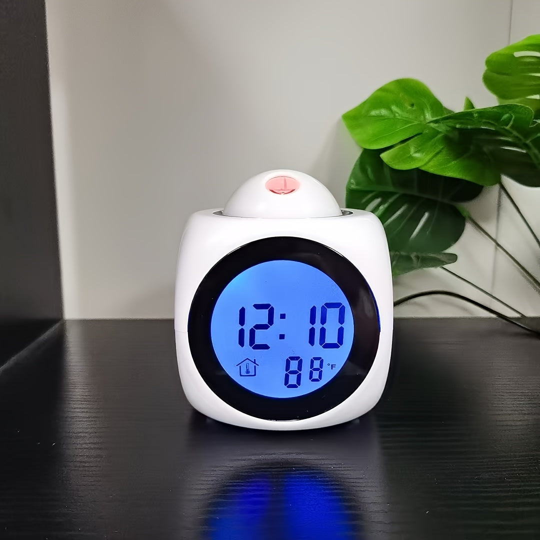 Skorter | ProClock - Projector Alarm Clock with Music Alarm and Dual Alarm