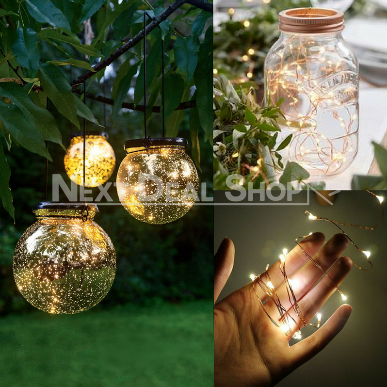 Skorter | 4 Pcs - Fantasy Copper Wire LED Light (Waterproof)