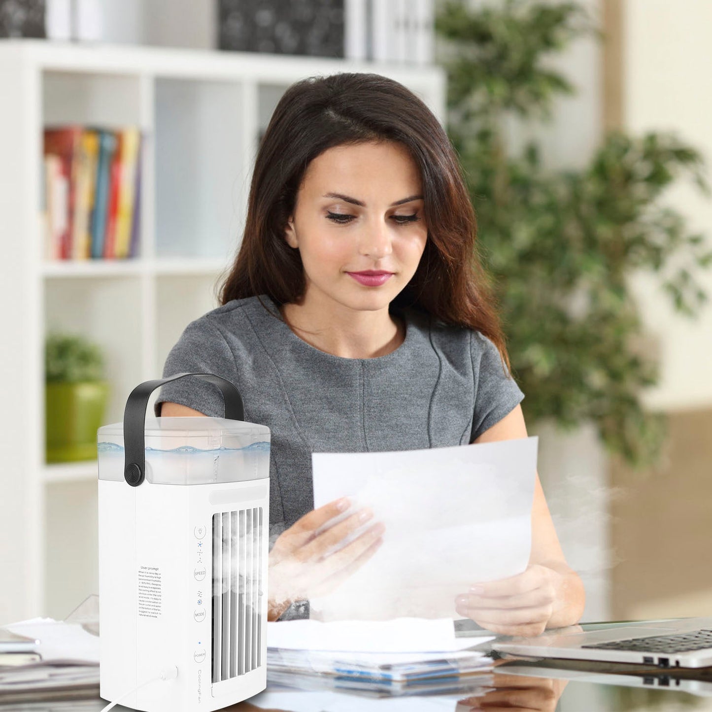 Skorter | 4-in-1 Steam-Generating Water Cooler Water Mist Cooling Fan