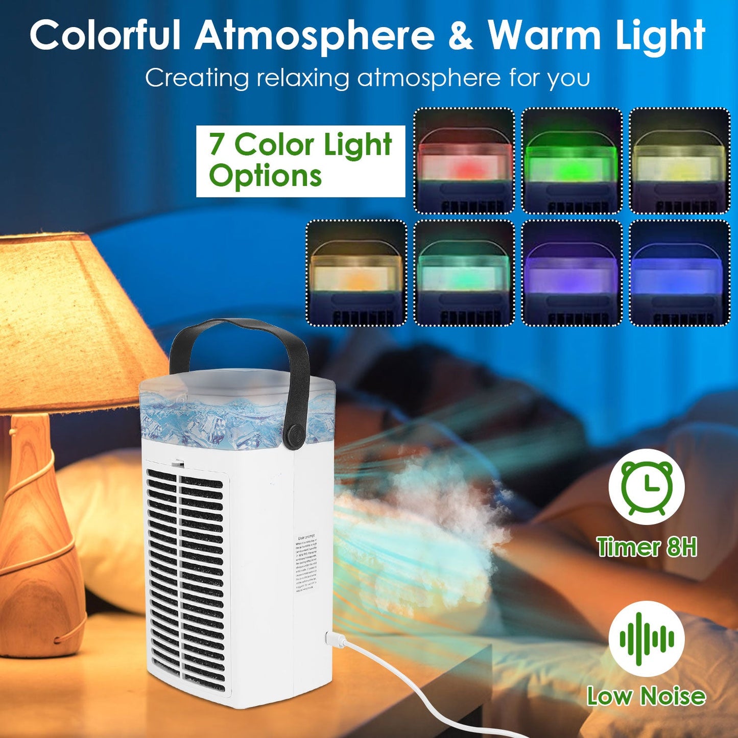 Skorter | 4-in-1 Steam-Generating Water Cooler Water Mist Cooling Fan