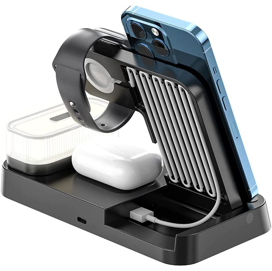Skorter | 4-in-1 Wireless Charging Station with LED Night Light