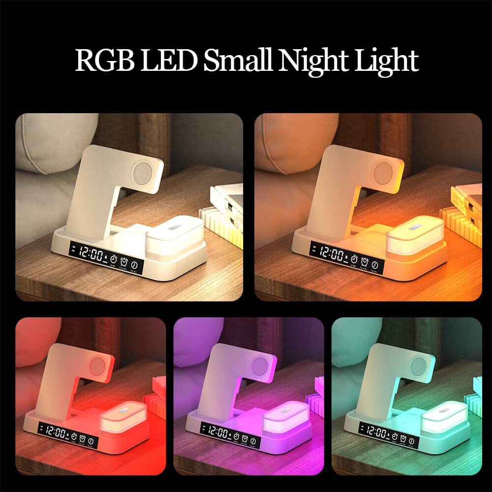Skorter | 4-in-1 Wireless Charging Station with LED Night Light