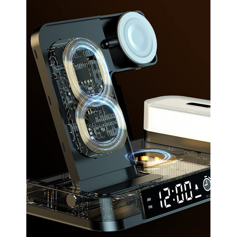 Skorter | 4-in-1 Wireless Charging Station with LED Night Light