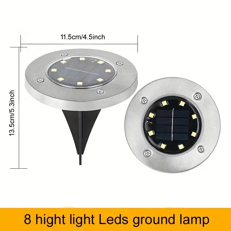 Skorter | 4-Pack: Waterproof Solar Garden Lights