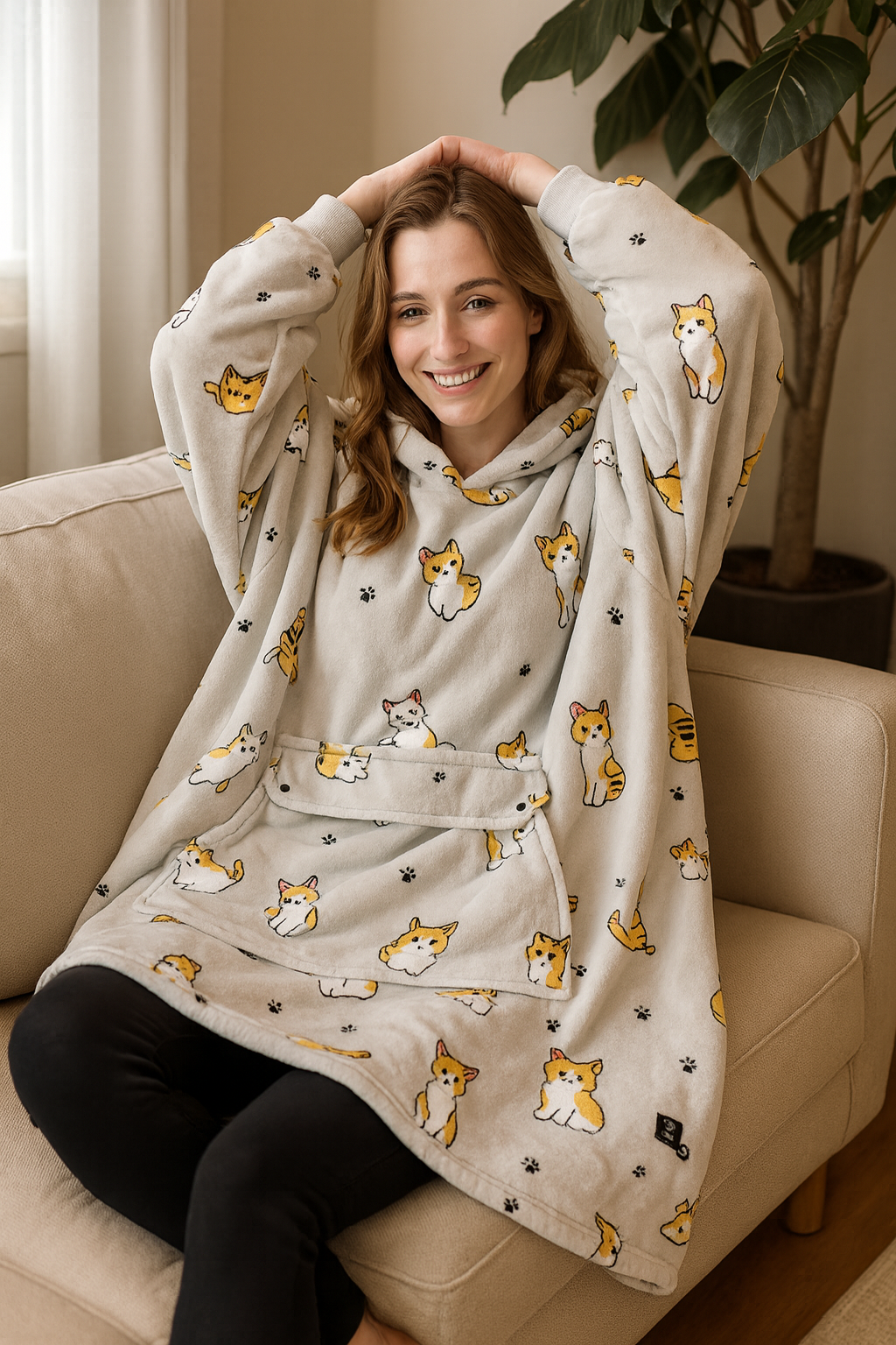 Skorter | USB heated blanket hoodie for intense warmth