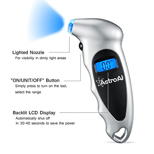 Skørter | AstroAI Digital Tire Pressure Gauge