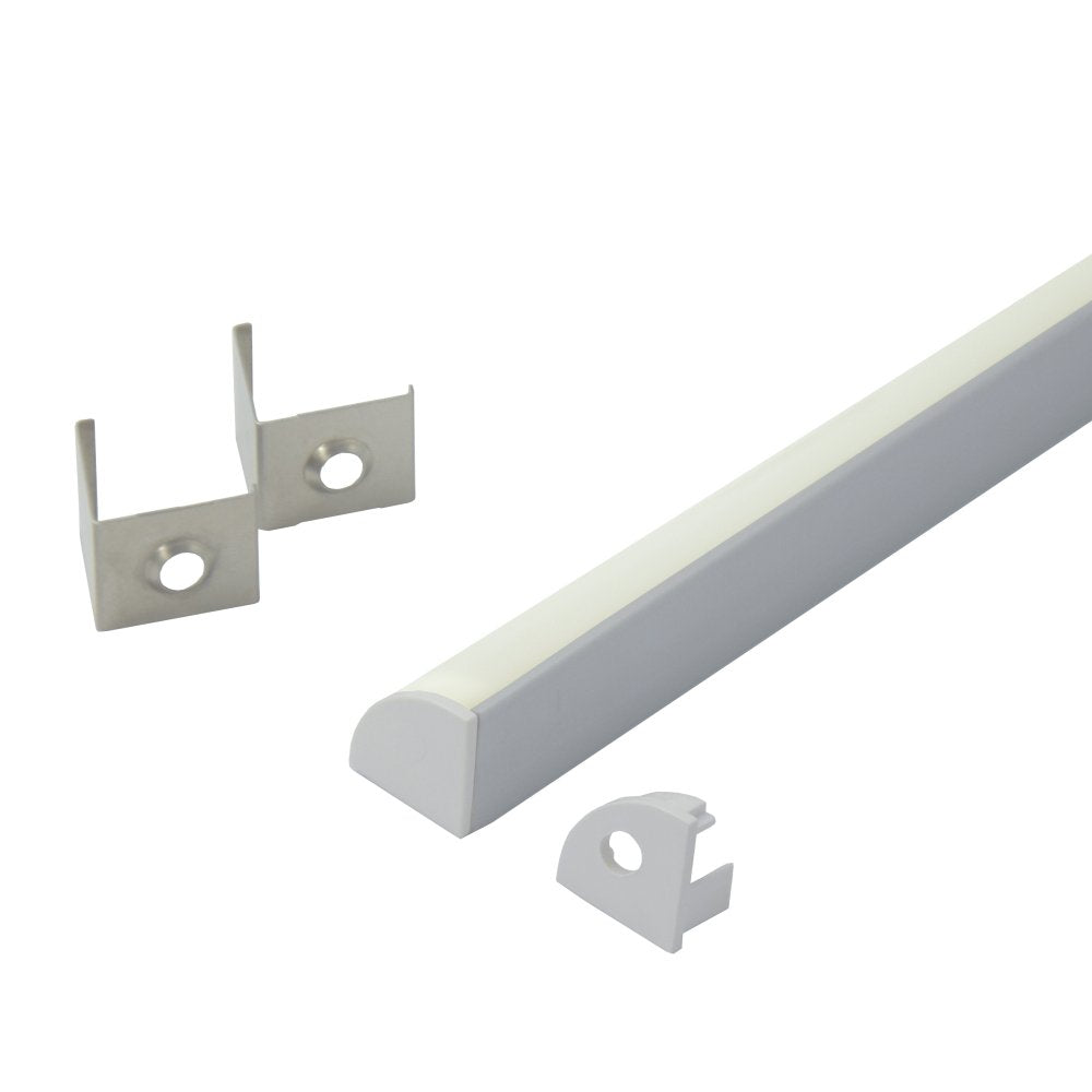 Skorter | Hunhun 10-Pack 3.3Ft V Shaped Led Aluminum Channel With Cover, End Caps & Clips For Easy Installation