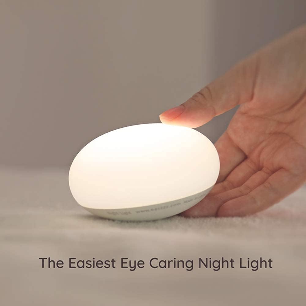 Skorter | Breastfeeding Night Light | Soft BPA-Free Silicone Touch Lamp with Eye-Friendly Stepless Dimmer