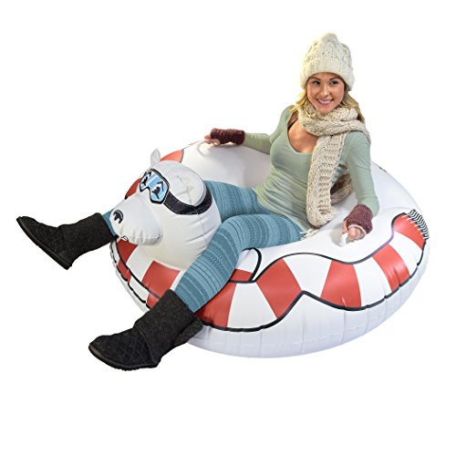 Skorter | GoFloats Winter Snow Tube - The Ultimate Sled (Choose from Unicorn, Ice Dragon, Polar Bear, Penguin, Flamingo)