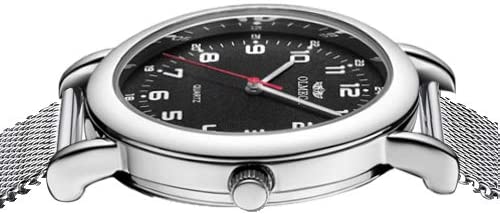Skorter | OLMECA Men’s Watch Wrist Watches Analog Quartz Waterproof Stainless Steel Mesh Band Simple Watch for Men 709wd
