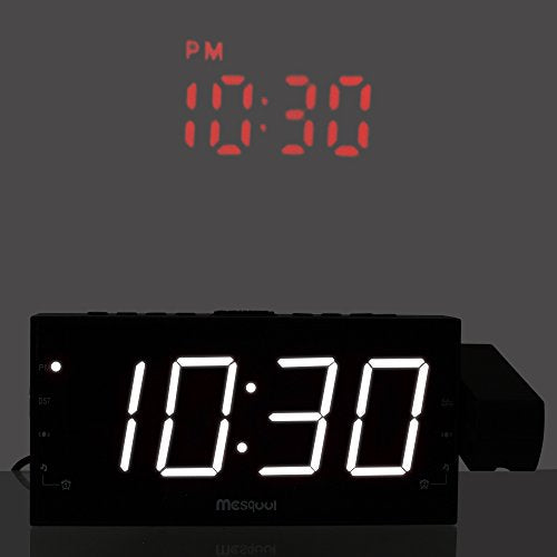 Skorter | Projection Alarm Clock with USB Charging Port
