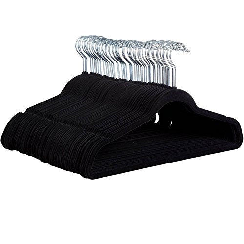 Skørter | 30 Pack: Premium Quality Space-Saving Velvet Durable Clothes Hangers