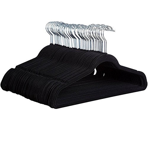 Skørter | 30 Pack: Premium Quality Space-Saving Velvet Durable Clothes Hangers