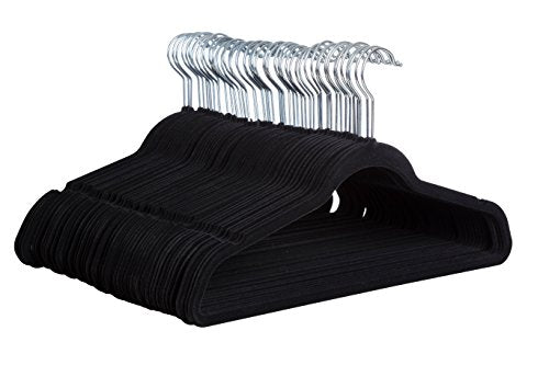 Skørter | 30 Pack: Premium Quality Space-Saving Velvet Durable Clothes Hangers