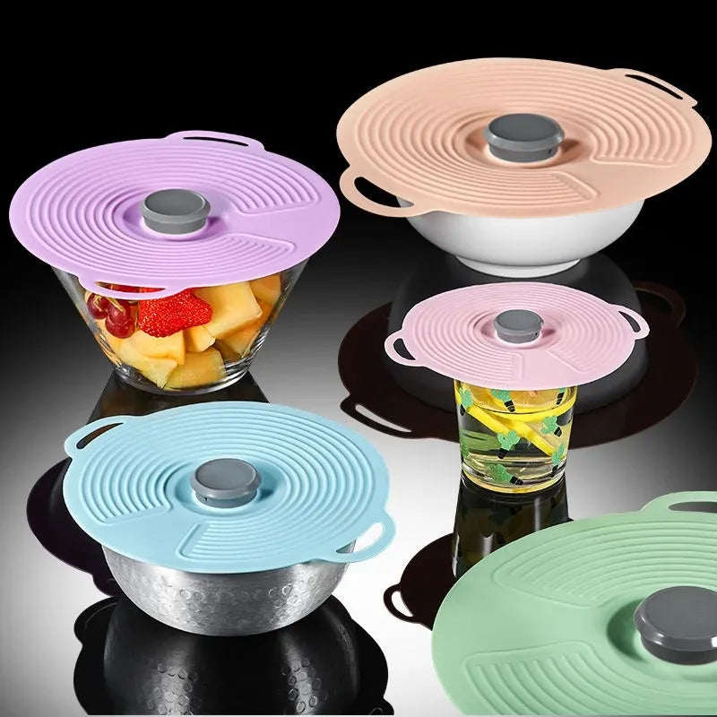 Skorter | Airtight Suction Cup Silicone Bowl Lid