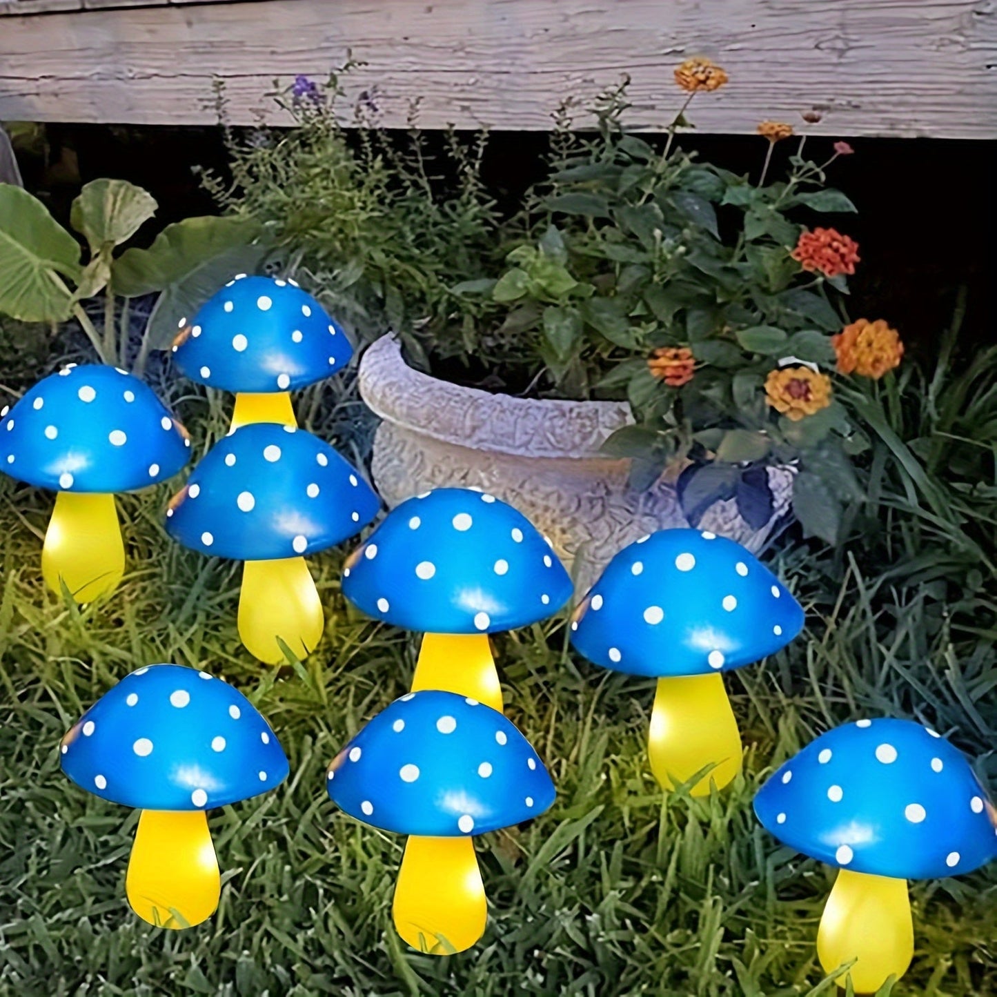 Skorter | SolarGlow - Solar Mushroom Garden Lamps with 8 Modes, Energy-Saving Decorative Outdoor Lighting