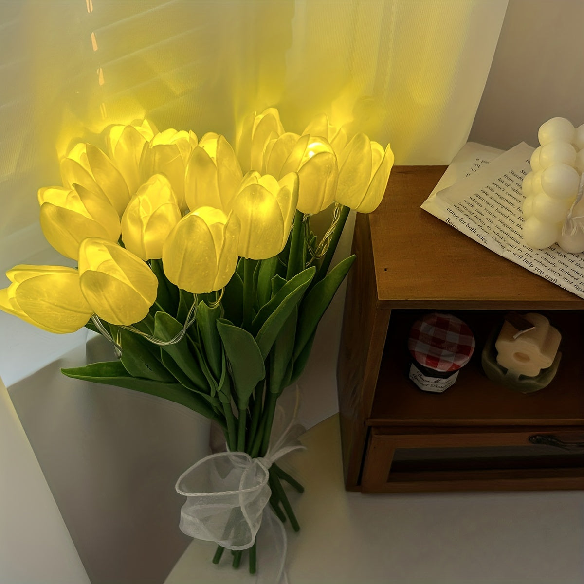 Skorter | Tulip Lamp - LED Bouquet Night Light for Room Decoration