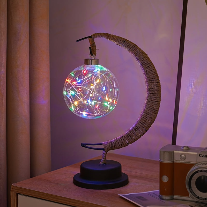 Skorter | MaanLys - Smedjern LED Table Lamp With Decorative Desk Lamp Design