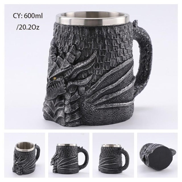 Skorter | Fantasy Adventure Resin / Stainless Steel Mug