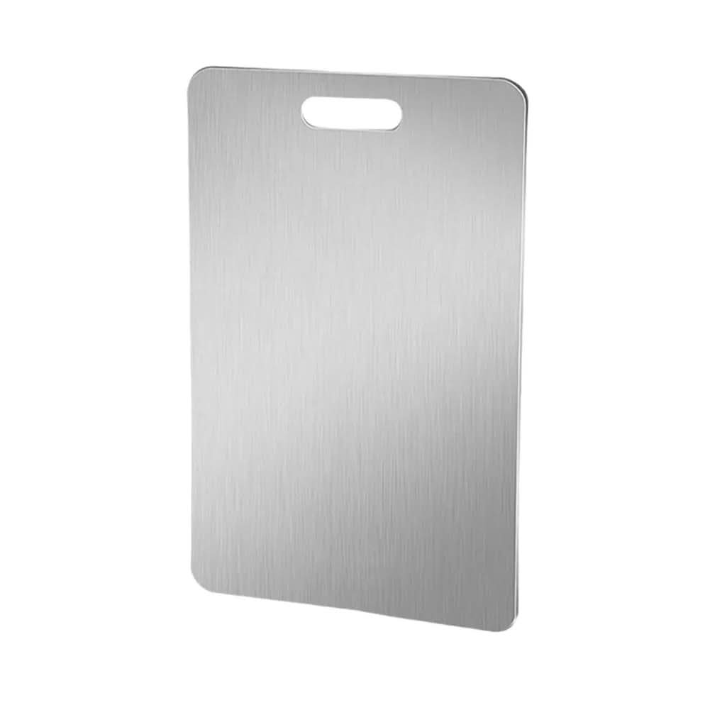 Skorter | CHEFSTEEL – Cutting board made of stainless steel, robust & easy to clean for hygienic work