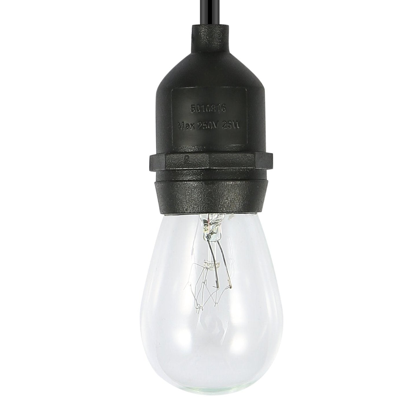 Skorter | 48ft Outdoor Light String Waterproof Patio Light String Bulbs