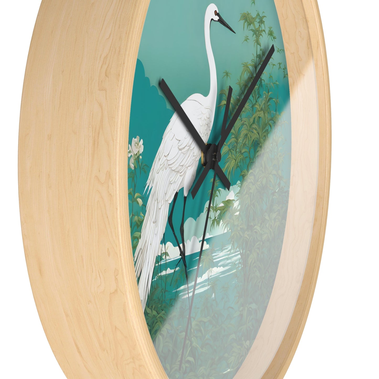 Skorter | Crane Art Wall clock