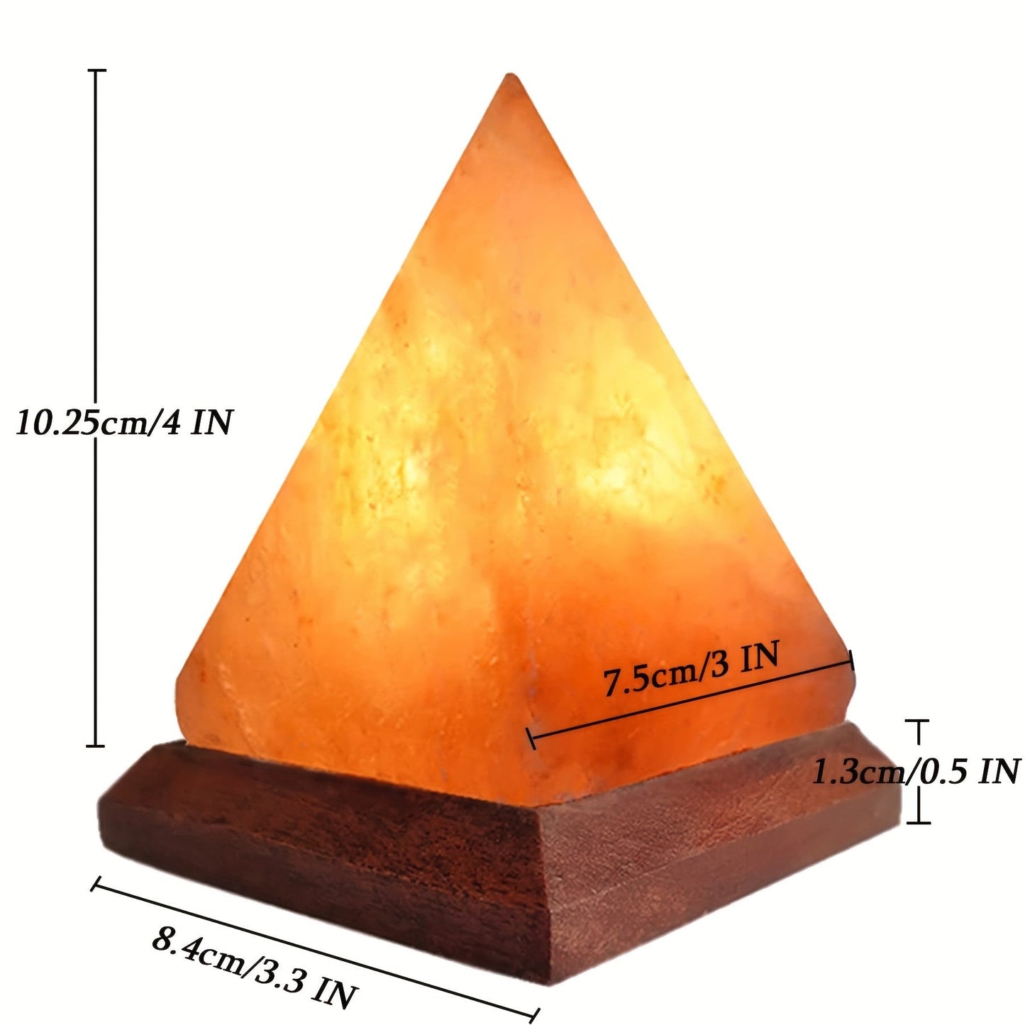 Skorter | Salt lamp - Handcrafted Himalayan salt lamp with 8-color changing LED, USB powered