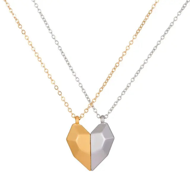 Skorter | I love you Best Friends / Couple Necklace Jewelry Puzzle Necklace