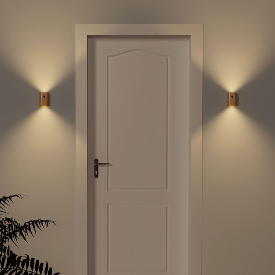 Skorter | Rechargeable LED Wall Light with Motion Sensor – Warm White