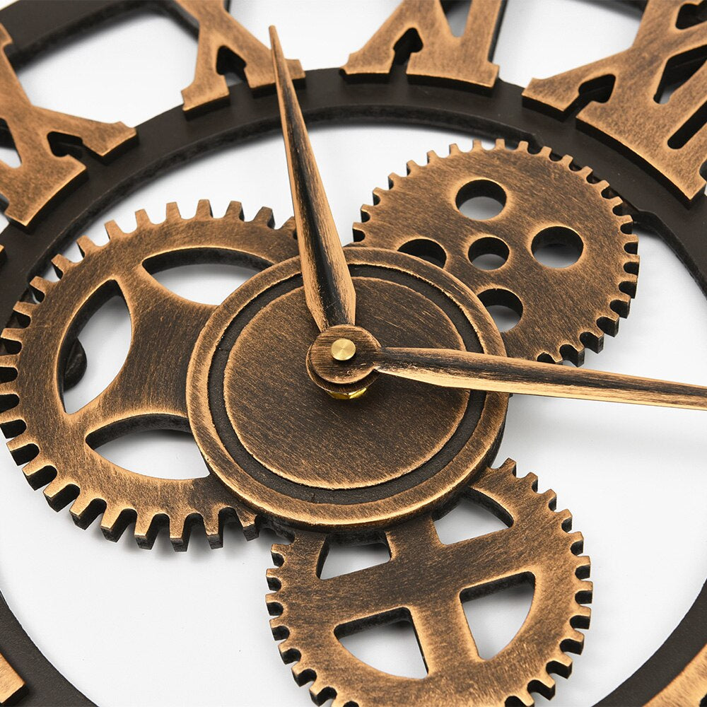 Skorter | Golden Elegance Wall Clock