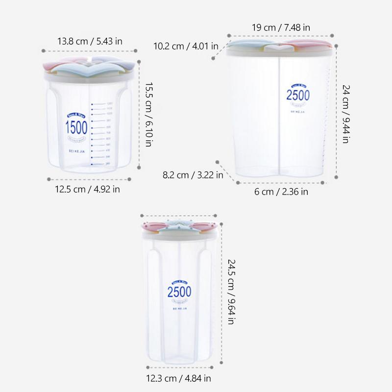 skorter | Transparent Sealed Food Storage Box