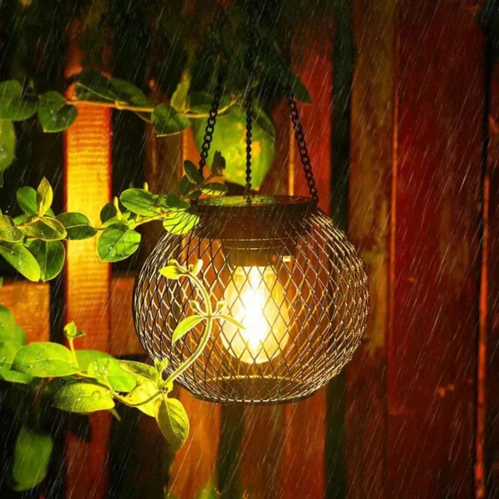 Skorter | Sunny Garden Solar Lantern – Waterproof LED Outdoor Light with Auto Sensor