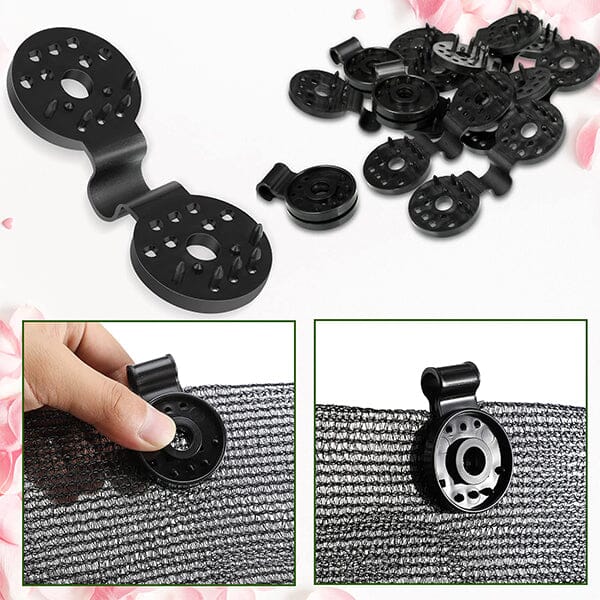 skorter | Shadow fabric plastic clamps, sun protection net clamps for greenhouse outdoor garden