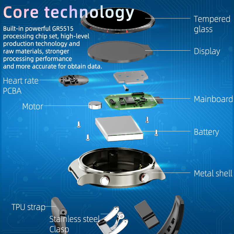 Skorter | CFDA EKG Blood Oxygen Heart Rate Health Monitoring Smart Watch