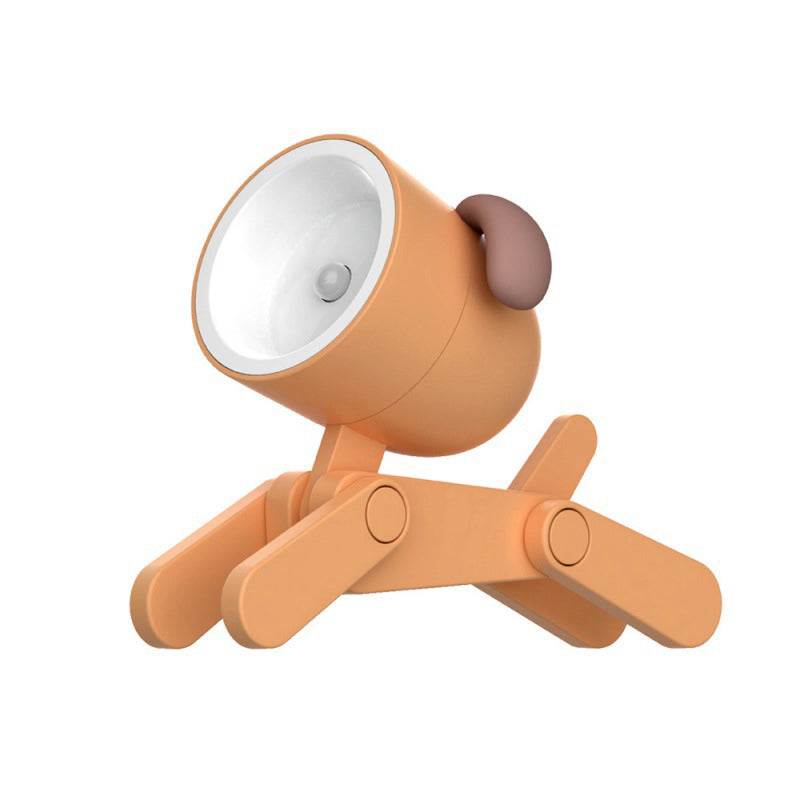 skorter | Mini LED Cute Cartoon Animals Puppies Deer Night Light, Adjustable Small Phone Holder Desk Lamp